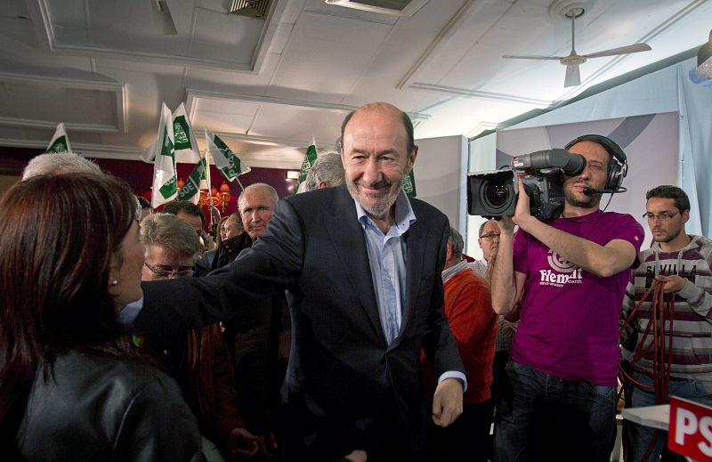 Alfredo Pérez Rubalcaba Elecciones Andalucía 2012