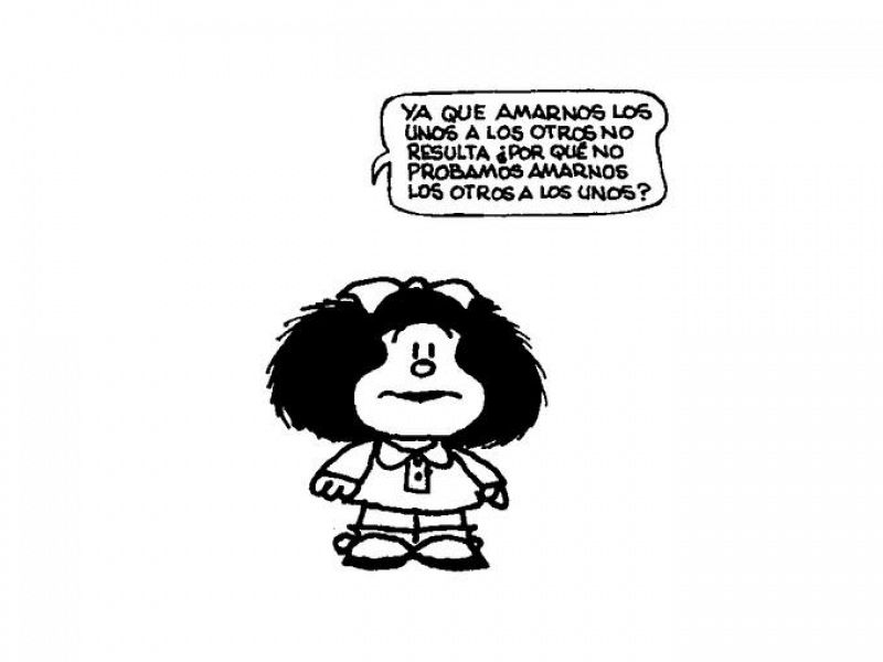 Chiste de Mafalda, de Quino