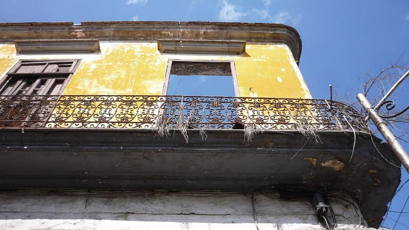Muchos edificios de La Habana se encuentran en estado de ruina