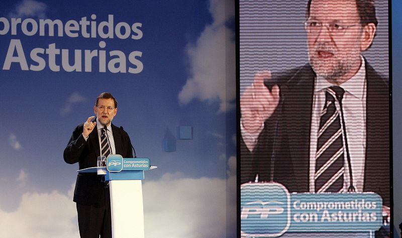 MARIANO RAJOY EN LA CAMPAÑA ELECTORAL ASTURIANA