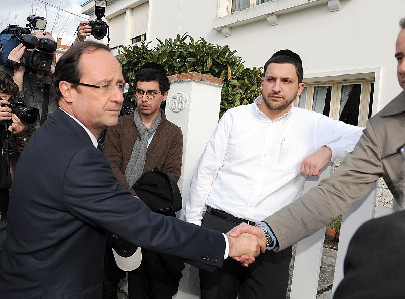 FRANCE2012-ELECTIONS-PS-HOLLANDE-CRIME-SCHOOL-JEWS-SHOOTING