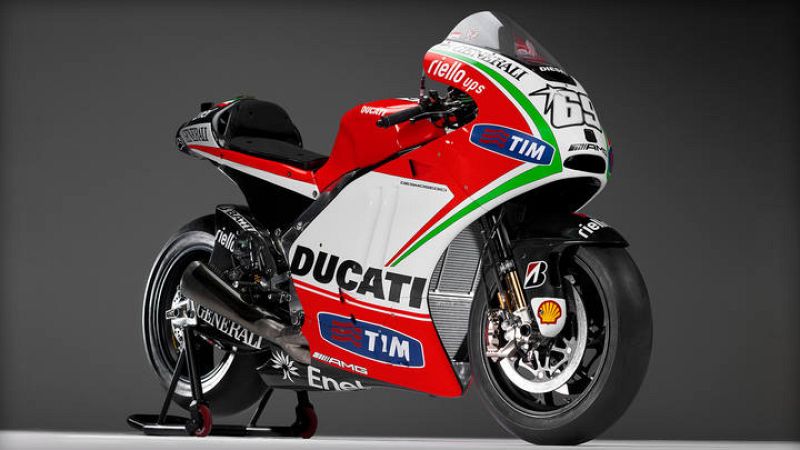Imagen de la Desmosedici GP12 de Nicky Hayden.