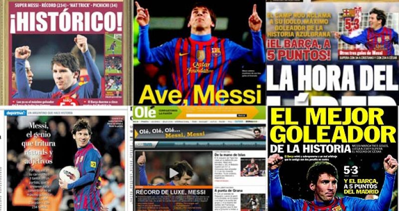 Messi supera a César Rodríguez como máximo goleador del FC Barcelona