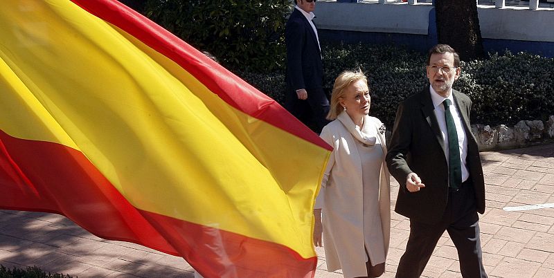 Mariano Rajoy y Mercedes Fernández elecciones en Asturias