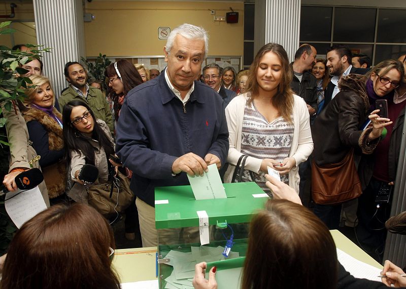 Arenas vota en Sevilla