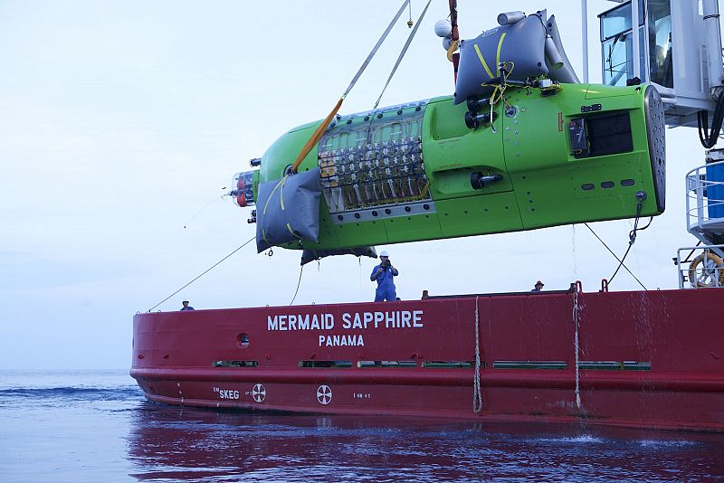 El Deepsea Challenger a punto de iniciar su misión en aguas Australianas