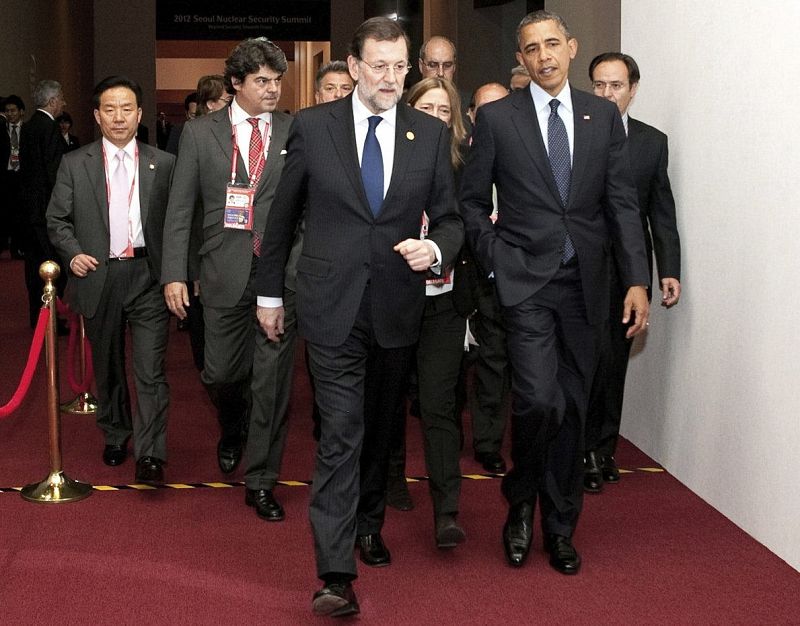 MARIANO RAJOY JUNTO AL PRESIDENTE ESTADOUNIDENSE, BARACK OBAMA