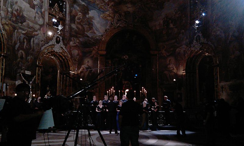 Grabación de 'La conciertos de La 2' con el coro The Sixteen