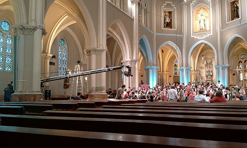 Ensayo de 'Los conciertos de La 2' en la Iglesia de la Milagrosa