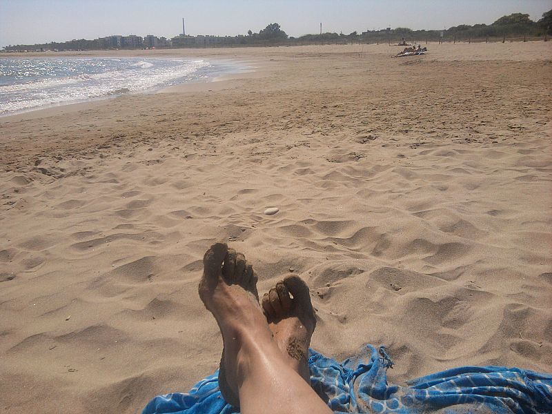 Respiro junto al mar...