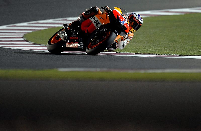 El australiano Casey Stoner, del equipo Repsol Honda, ha sido tercero.