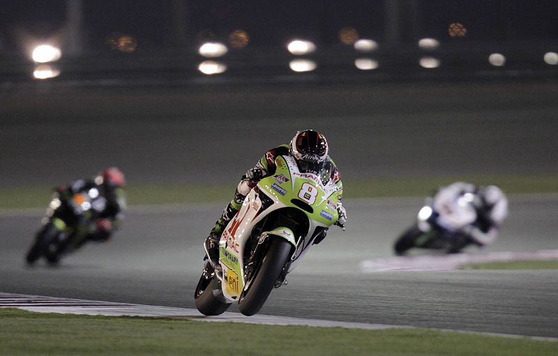 El piloto español Héctor Barberá, a lomos de su Pramac Ducati.