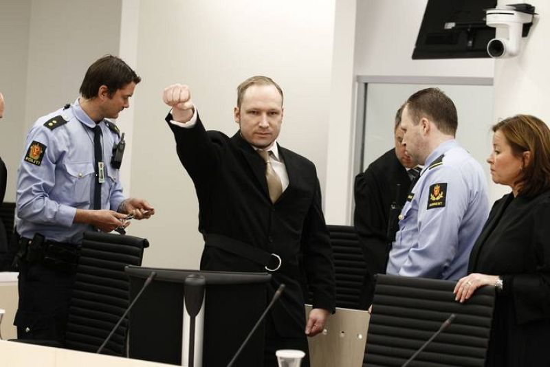 Desafío de Andres Breivik antes de arrancar el juicio en Oslo