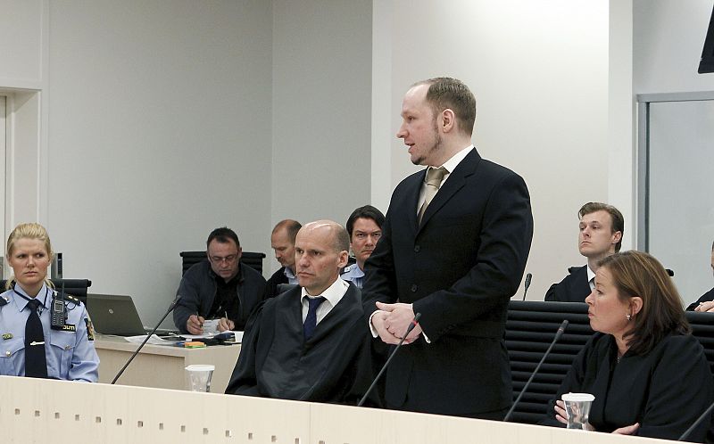 Breivik no reconoce al Tribunal