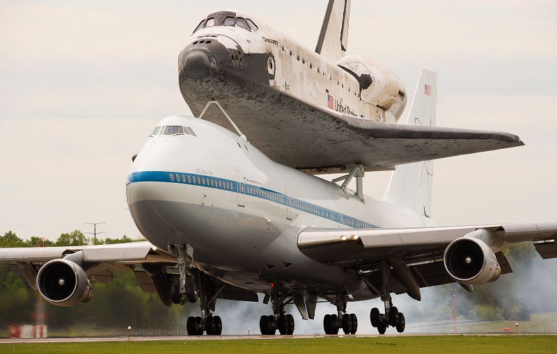 Aterrizaje final en el aeropuerto de Dulles