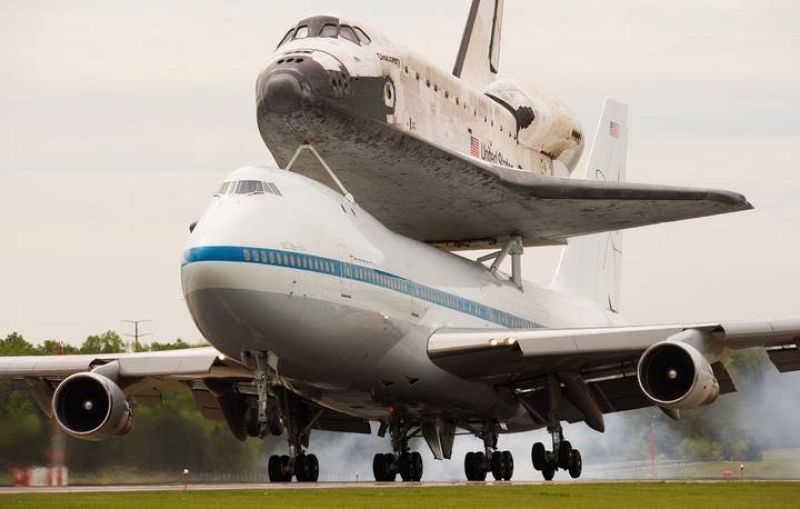 Aterrizaje final en el aeropuerto de Dulles    