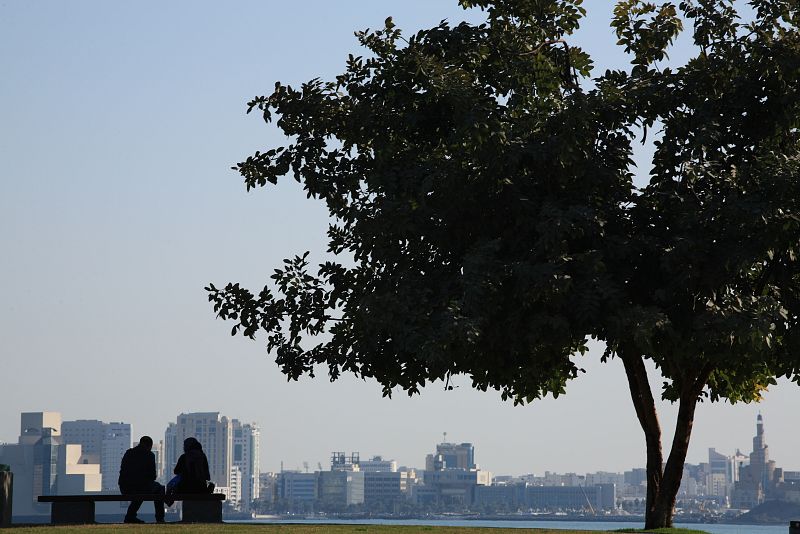 Parque al más puro estilo occidental en Doha