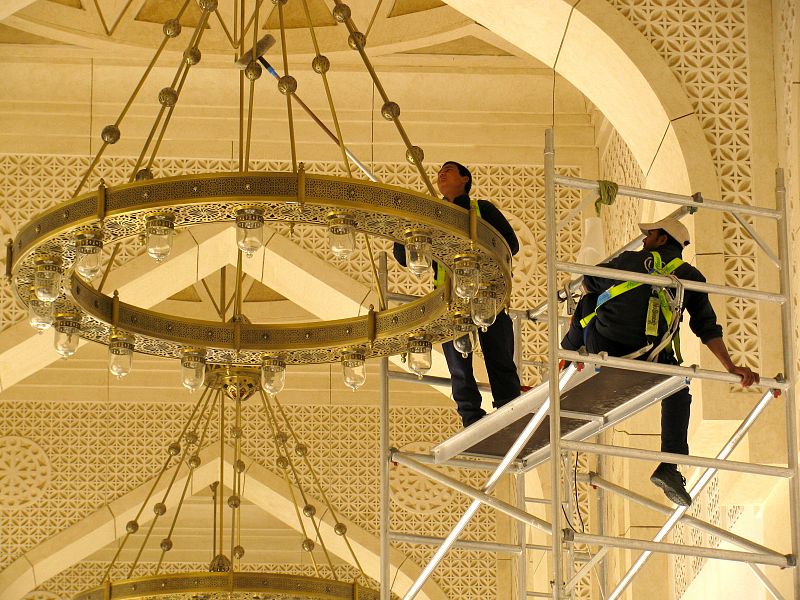 Arreglos en la Gran Mezquita de Doha
