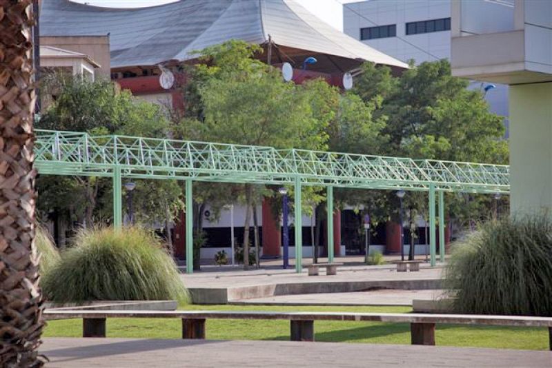 Antiguo pabellón de Corea del Sur en la Expo'92