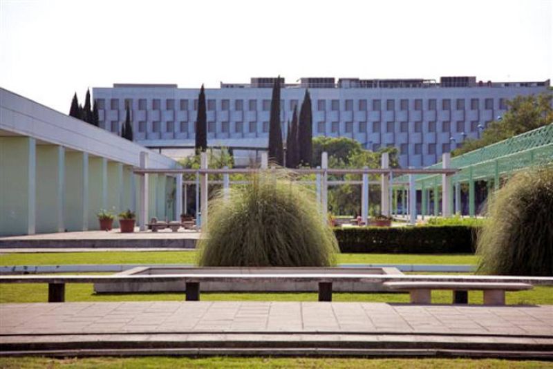 Actual facultad de Comunicación de la Universidad de Sevilla