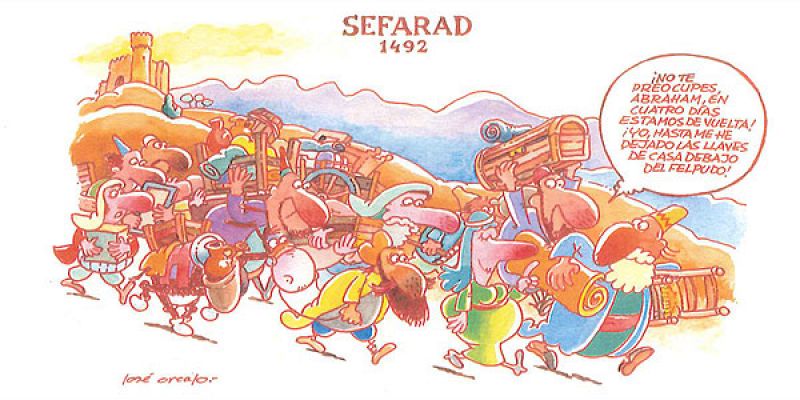 'Dejando Sefarad en 1492', de Orcajo
