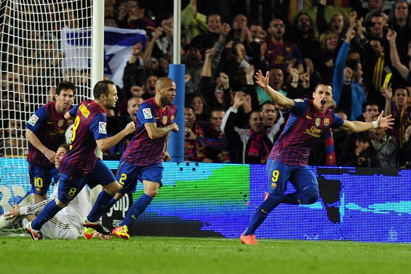 Alexis anota el gol del empate momentáneo del Barça