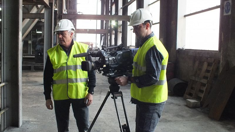 Rodando dentro del Lavadero de Batán