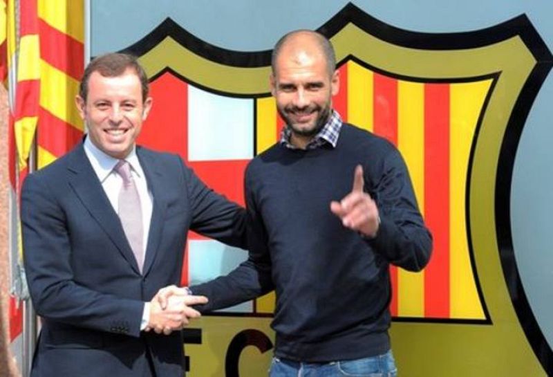 Rosell y Guardiola pactan la renovación