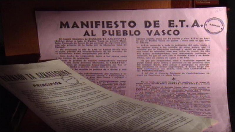 Primeros documentos con los que ETA se dio a conocer: 'Principios de ETA' y 'Manifiesto de ETA al pueblo vasco'