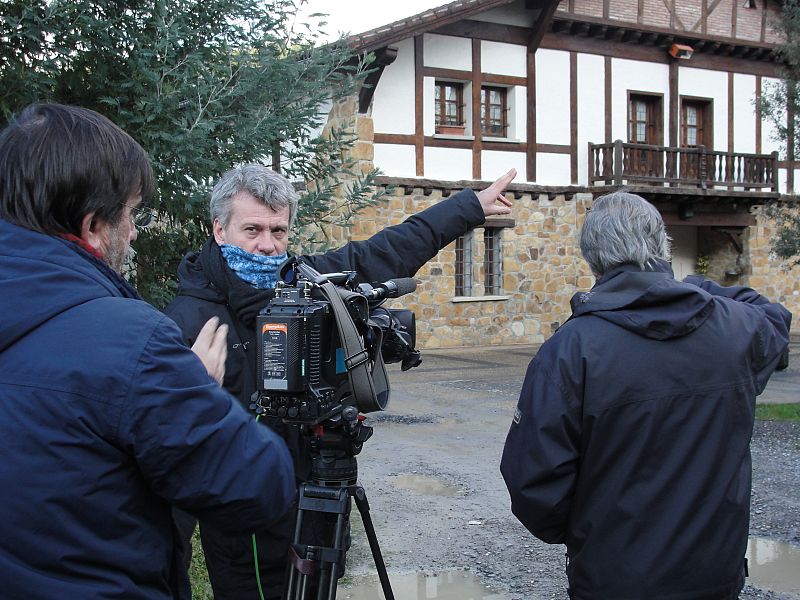 En Artea, Bizkaia, con Xabier Zumalde; jefe militar de ETA a finales de los años 60