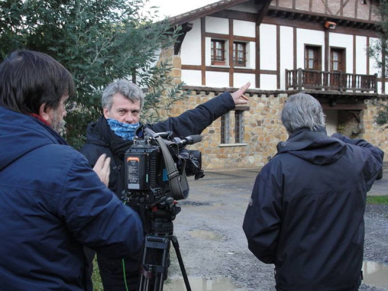 En Artea, Bizkaia, con Xabier Zumalde; jefe militar de ETA a finales de los años 60