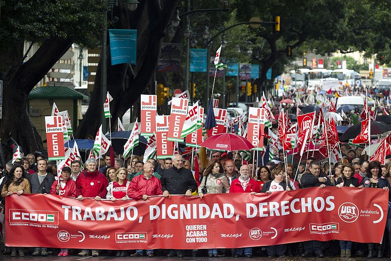 PROTESTA CONTRA LOS RECORTES DEL GOBIERNO