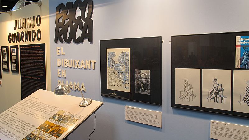 Exposición 'Paco Roca, el dibujante en la cama' dedicada al creador de 'Arrugas'