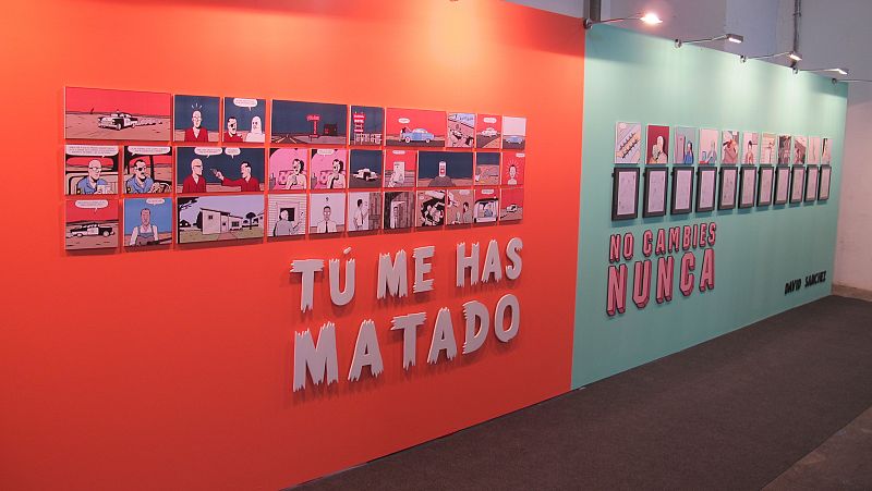 Exposición de David Sánchez, ganador del premio al mejor autor revelación de 2011
