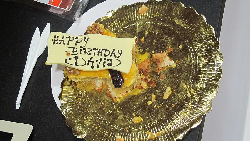 Tarta por el 62 cumpleaños de David Lloyd