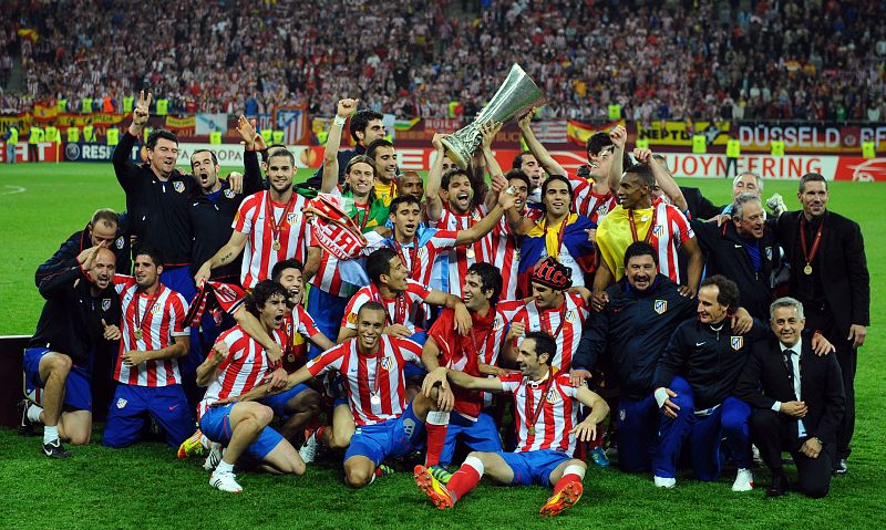 El Atlético de Madrid, campeón de la Liga Europa 2012