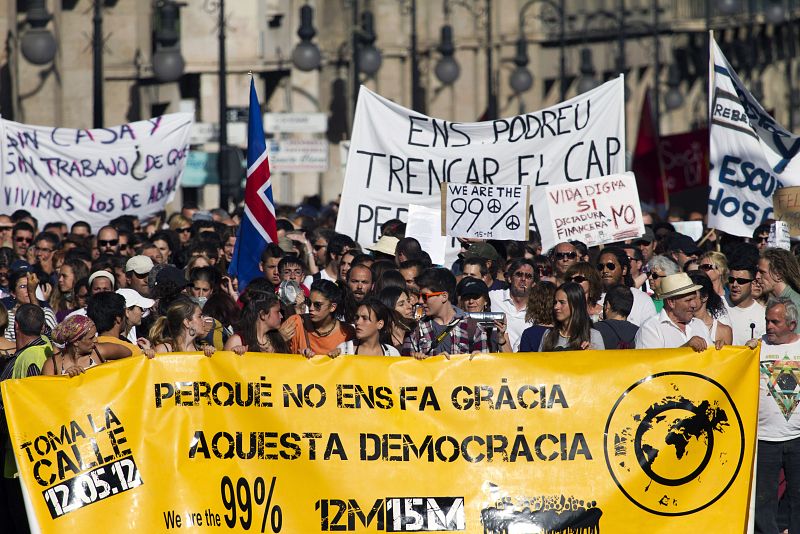 Primer aniversario del 15M