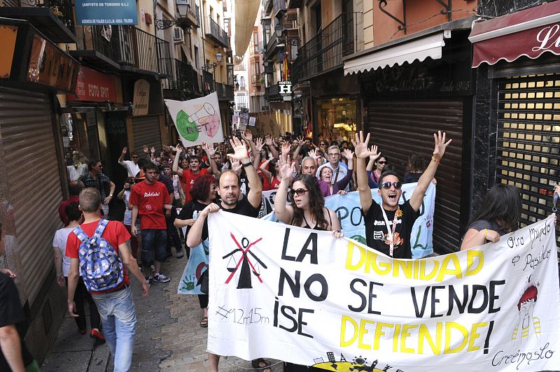 Manifestación del 15M en Toledo