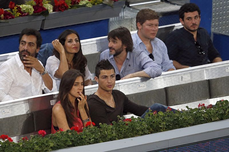 Cristiano Ronaldo y Fernando Tejero en el Master 1000 Madrid