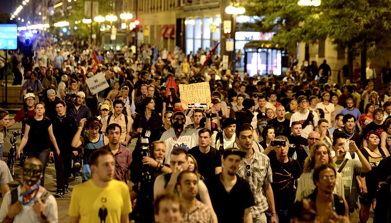 Protestas contra la cumbre de la OTAN