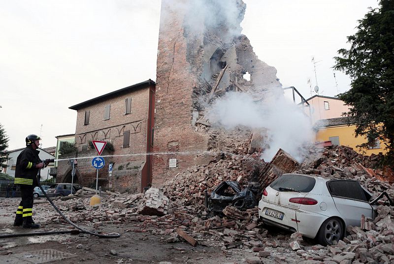 Fuerte terremoto al norte de Italia