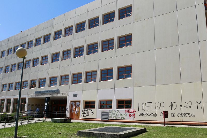 Vista de la Facultad de Ciencias Económicas y Empresariales de la UCM