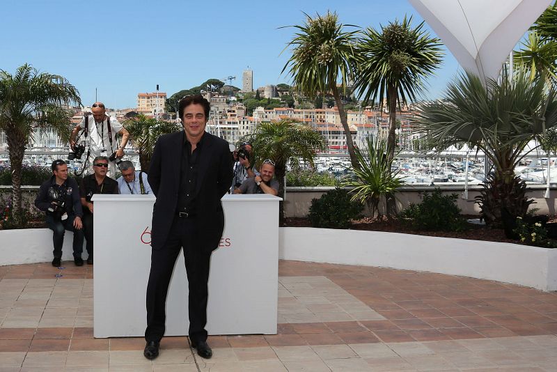 Benicio Del Toro durante el photocall de "7 Dias en la Habana", en Cannes