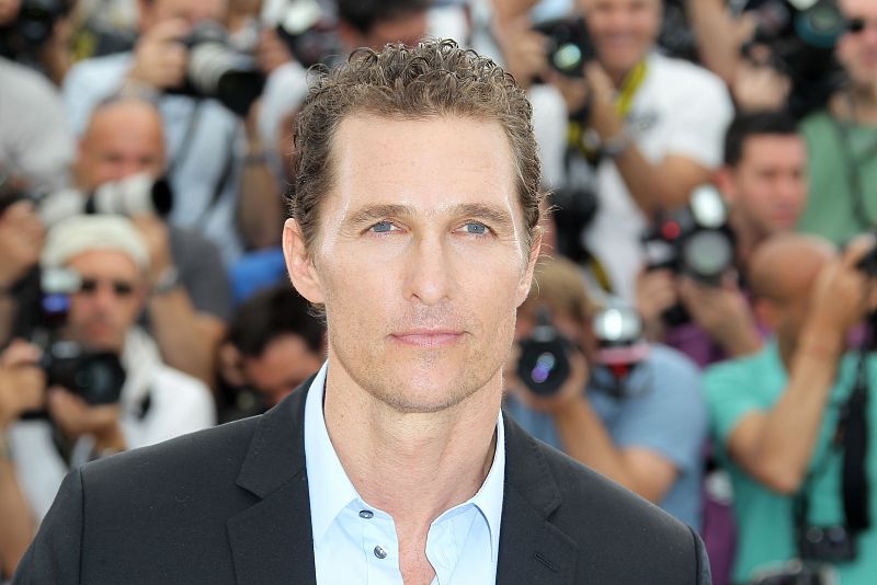 Matthew McConaughey durante el photocall de "The Paperboy", en Cannes.