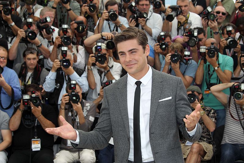 Zac Efron durante el photocall de "The Paperboy", en Cannes.