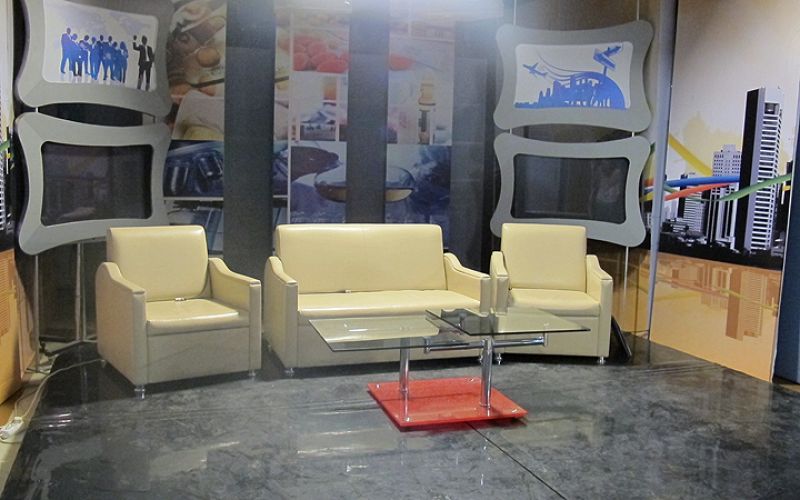 Otra de las zonas del estudio de "Aktual qonaq".