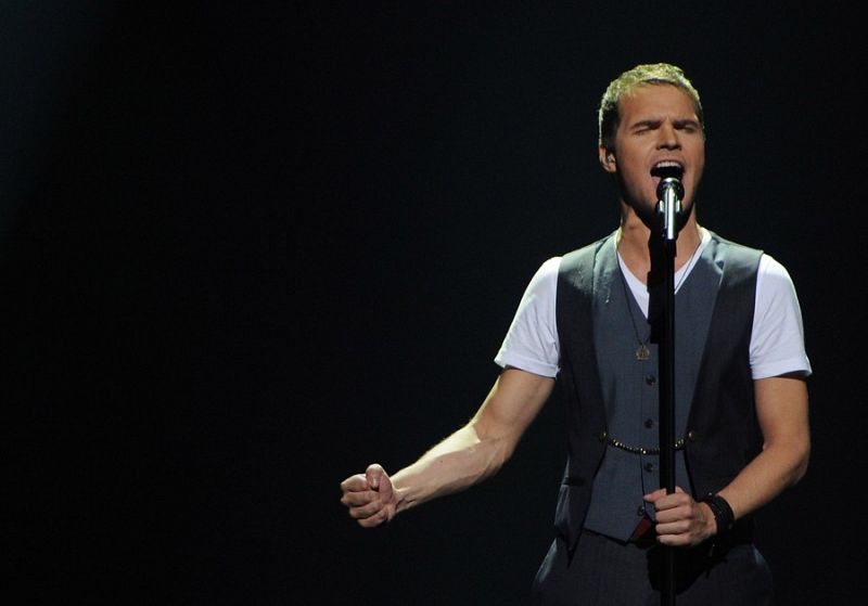 Ott Lepland en la segunda semifinal de Eurovisión 2012