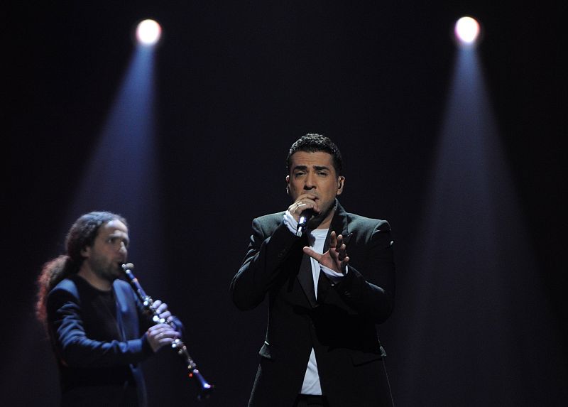 Zeljko Joksimovic en la segunda semifinal de Eurovisión 2012