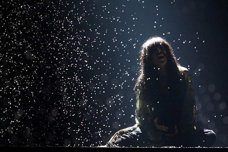 Loreen en la segunda semifinal de Eurovisión 2012