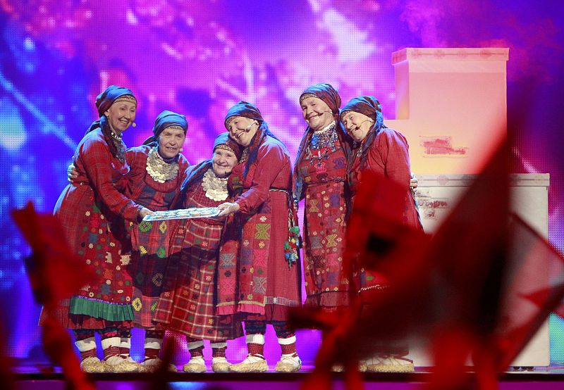 Las representantes de Rusia, las Buranovskiye Babushki, han interpretado el tema 'Party for everybody'